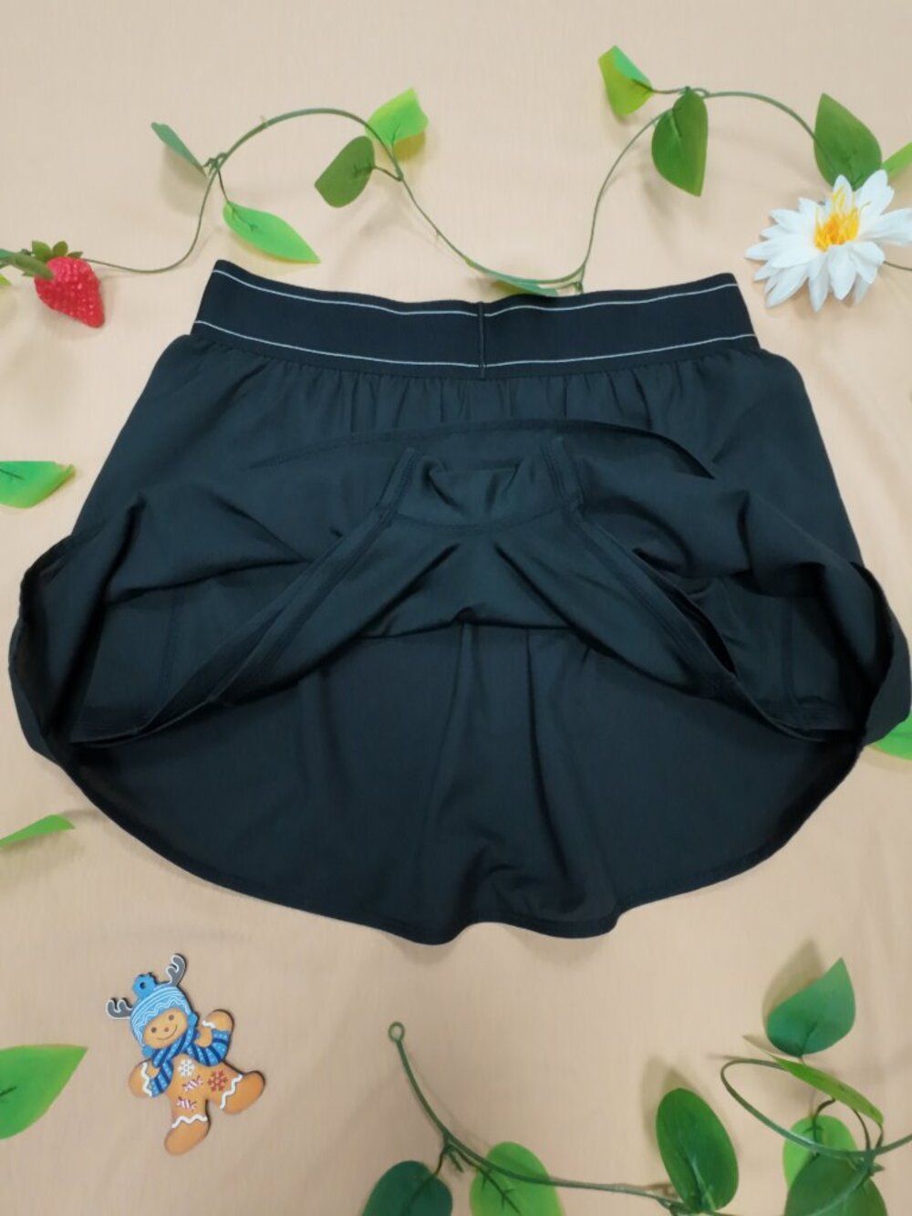 🎭NWT ALO Yoga🌼Black Match Point Tennis Skirt Athletic Fit - Picture 5 of 9